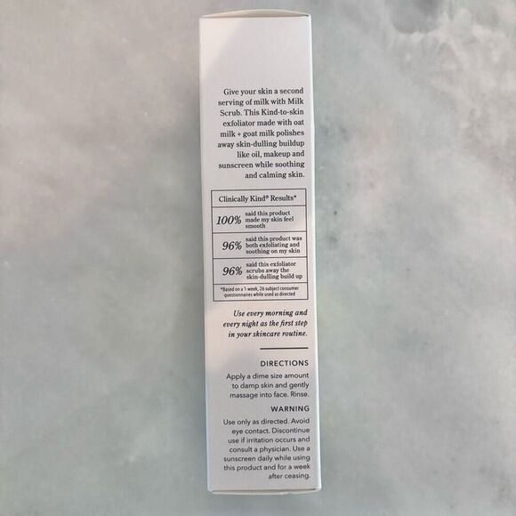 NWT Beekman 1802 Oat & Goat Milk Exfoliating Facial Cleanser Milk Scrub 89ml - Picture 4 of 4
